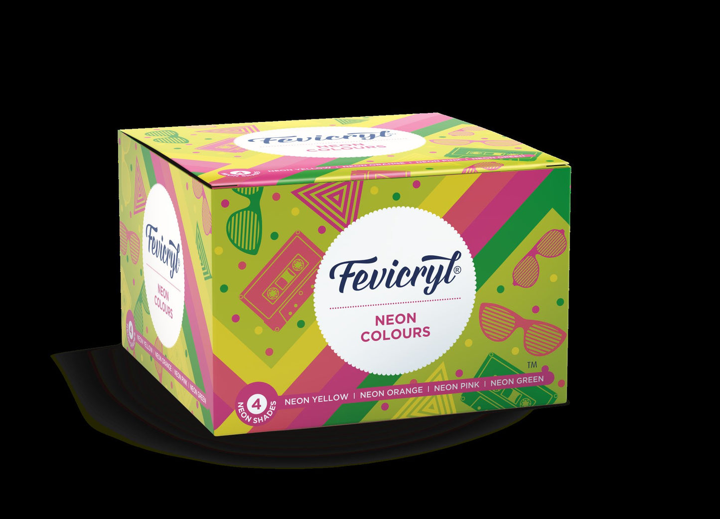 Fevicryl Neon Colour 4 Shade