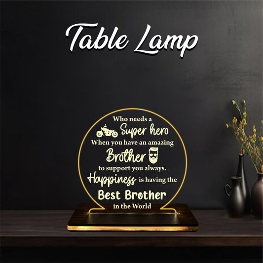 Led Table Lamp Super Hero Brother